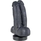 BlackyDick Tim &amp; Rod Double Dildo 22,5 cm