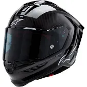 Alpinestars S-R10 Solid Integraalikypärät Carbon/Musta unisex, size XL