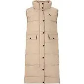 Whistler Amaretto W Long Puffer Vest - Beige - 36