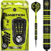 Winmau MvG Ambition Black Coated Brass Darts-tikat - 22g