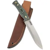 Casström No. 14 SFK 13403 Green Micarta, bushcraft knife