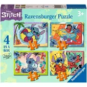 Ravensburger Puzzle Disney: Stitch - Vacay Mode 4 in a Box (12/16/20/24pcs) (12001069)