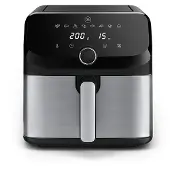 OBH Nordica - Easy Fry Mega Airfryer 7,5 L Musta/Teräs
