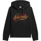 Superdry Tattoo Script Graphic Huppari