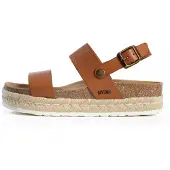Bayton Sandaalit 'Gaceo' beige / ruskea / konjakki / musta