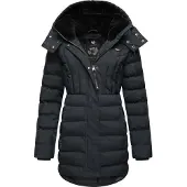Ragwear Pitkä talvitakki 'Ashanta' musta