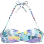 Venice beach Bikinitoppi vesi / keltainen / lila / puuteri