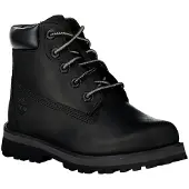 Timberland unisex for kids. TB0A28UD0011 Leather lace-up boots Courma Kid black (23), Flat, Laces, Casual, Sustainable, children's fashion