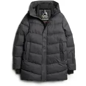 Superdry for man. M5011980A Quilted jacket City Chevron grey (S), Casual, Recycled Polister, Sustainable