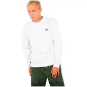 Alpha industries Collegepaita 'Basic Small Logo' valkoinen