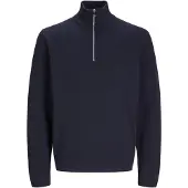 Jack & Jones Kids Jprblamilano Stitch Knit Half Zip Jnr - Navy - 140