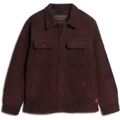 Superdry for man. M4010827A Corduroy jacket Surplus burgundy (XXL), Casual, Cotton