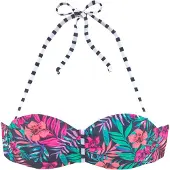 Venice beach Bikinitoppi yönsininen / vihreä / lila / vaaleanpunainen
