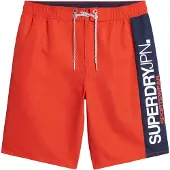 Superdry for man. M3010229A Red sports swimming costume (M), Beachwear, Recycled Polister, Sustainable
