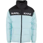Karl kani Talvitakki 'Retro Essential' vaaleansininen / musta / valkoinen