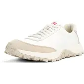 Camper for man. K100864-007 Drift Trail white leather sneakers (44), Fabric, Flat, Laces, Casual