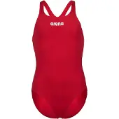 Arena Girl's Team Swimsuit Swim Pro Solid - Red - 164
