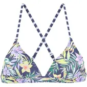 Venice beach Bikinitoppi yönsininen / keltainen / vihreä / valkoinen