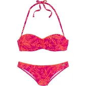 Venice beach Bikini oranssi / tumma pinkki