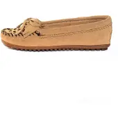 Minnetonka Mokkasiina 'Kilty Plus' konjakki / vaaleanruskea / musta