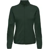 Only Play Onpjetta Hn Fz Ls Fleece Jck Noos - Khaki green - XS