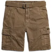 Superdry for man. M7110434A Cargo shorts Heavy brown (32), Casual, Cotton