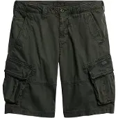 Superdry for man. M7110433A Cargo Shorts Core green (30), Casual, Cotton