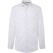Pepe Jeans for man. PM308718 Meir shirt white (S), Casual, Long sleeve, Organic Cotton, Sustainable