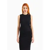Armani Exchange for woman. 8NYH9AYMH6Z1200 Black knitted top (XL), Casual, Viscose, Sleeveless / Straps