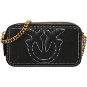 Pinko Carrie Mini bag crossbodylaukku Nahka 18 cm Musta