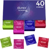 Durex Surprise Me Deluxe Condoms 40 kpl