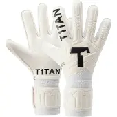 T1tan Classic 1.0 White-Out - Maalivahdin hanskat - Sormisuojalla - Jalkapallomaalivahdin hanskat - Koko 9