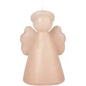 Broste Copenhagen Angel veistos valo 14 cm Dusty peach rose