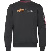 Alpha industries Alpha Label Sweatshirt - Black - S