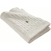Ralph Lauren Home Rlcable Throw - White - 130X180CM