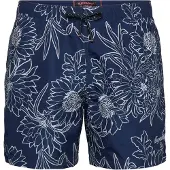 Superdry for man. M3010231A Printed swimming costume made from recycled marine material (S), Beachwear, Recycled Polister, Sustainable, Navy