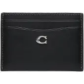 Coach Refined Calf Leather Essential Card Case - Black - ONE SIZE