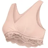Carriwell Crossover Sleeping & Nursing Bra - Beige - XL
