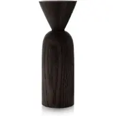 Applicata Shape cone maljakko Mustaksi petsattu tammi