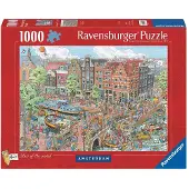 Ravensburger Amsterdam 1000P - Multi/patterned - ONE SIZE