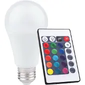 Valotorni RGB E27 LED-lamppu kaukosäätimellä 10W