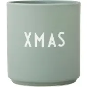 Design Letters Favourite Cups Green Xmas