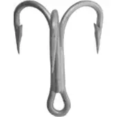 Mustad Classic Line 5x Strong Kolmihaarakoukku Vastakärjellä