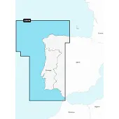 Garmin Navionics+:n Merikartat Luoteis-portugaliin Ja-espanjaan