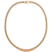 Folli Follie Kaulaketju - - 3N13T007RIS - Nahka - Beige - 45 cm