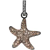 Lancaster Naisten riipus - - JLA-PEN-STAR4 - Kullattua metallia - Tähtimuotoinen kristalli - Elegantti