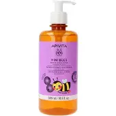 Apivita Mini Bees Gentle Kids Shampoo Blueberry & Honey shampoo hennoille hiuksille lapsille 500 ml