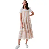 Salsa Jeans Flowing Hihaton Midi-mekko