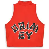 Grimey Lucky Dragon Hihaton Korkeakauluksinen T-paita