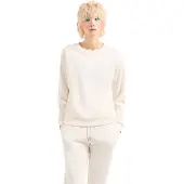 Armani Exchange for woman. 8NYMLGYJE5Z1130 Terry beige sweatshirt (XL), Casual, Cotton, Long sleeve